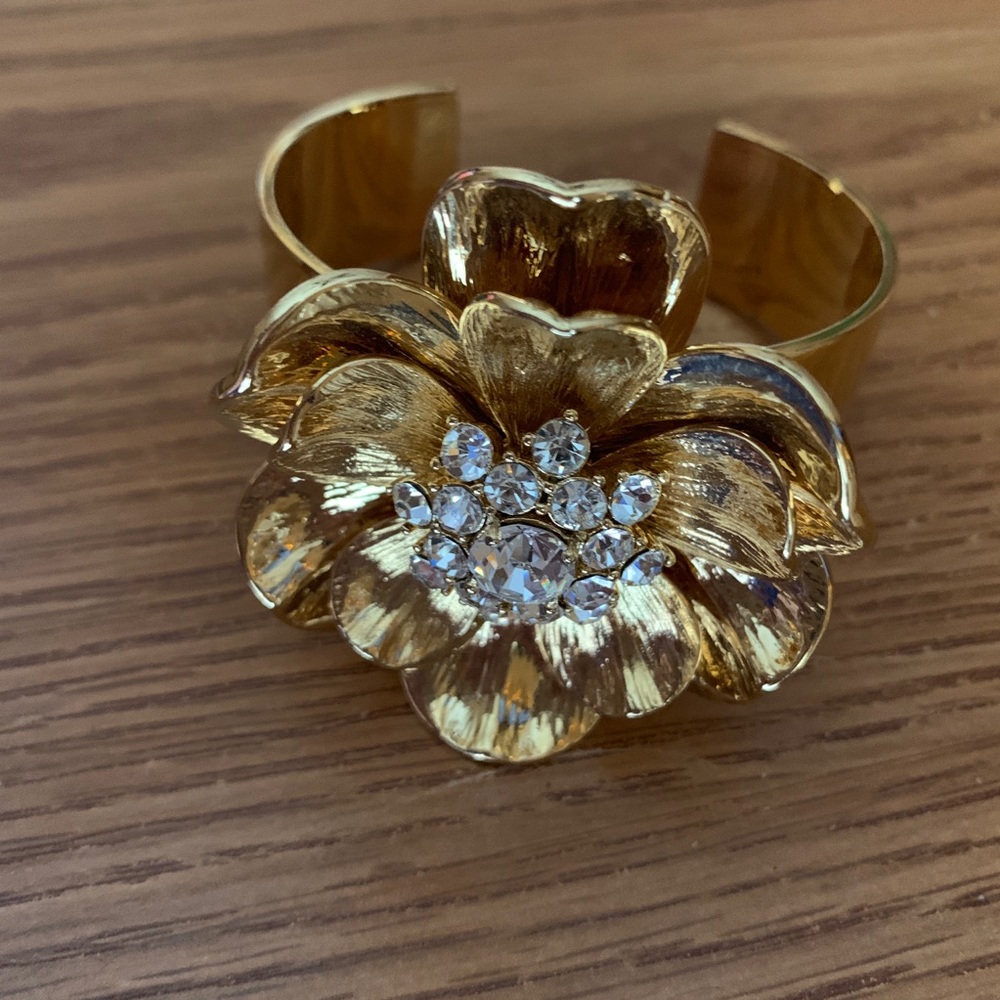 Kate spade flower cuff